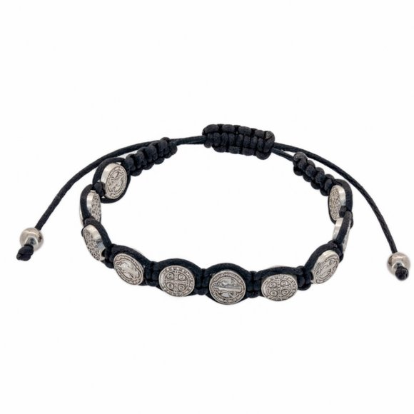 Benedictine Bracelet-  Adjustable - Includes 3 bracelets- one each style - Picture 3 of 13